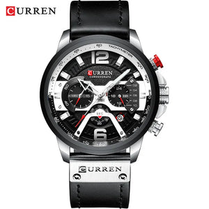 Relogio curren 8329 masculino de luxo