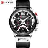 Relogio curren 8329 masculino de luxo