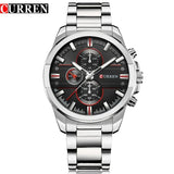 Curren m8274 luxo casual relógios masculinos militar