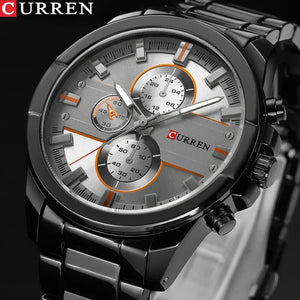 Curren m8274 luxo casual relógios masculinos militar