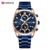 CURREN Casual Sporty  para Homens Novos Cronógrafos