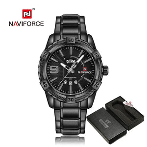 NAVIFORCE marca de luxo relógio de pulso masculino clássico